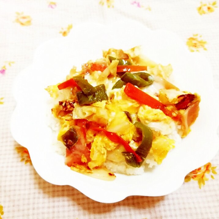 野菜炒めリメイク 卵とじどんぶり レシピ 作り方 By 仄香 楽天レシピ 野菜炒めリメイク 卵とじどんぶり レシピ 作り方 By 仄香 楽天レシピ
